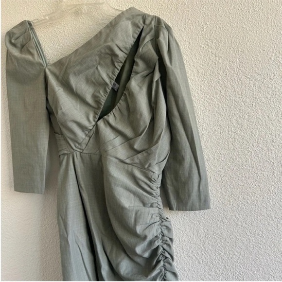 Atoir Perfect Places Asymmetrical Mini Dress Green - Picture 5 of 8